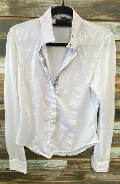USED Ariat Pro Series Ariat Proseries White Long Sleeve Button Up Shirt 32 White