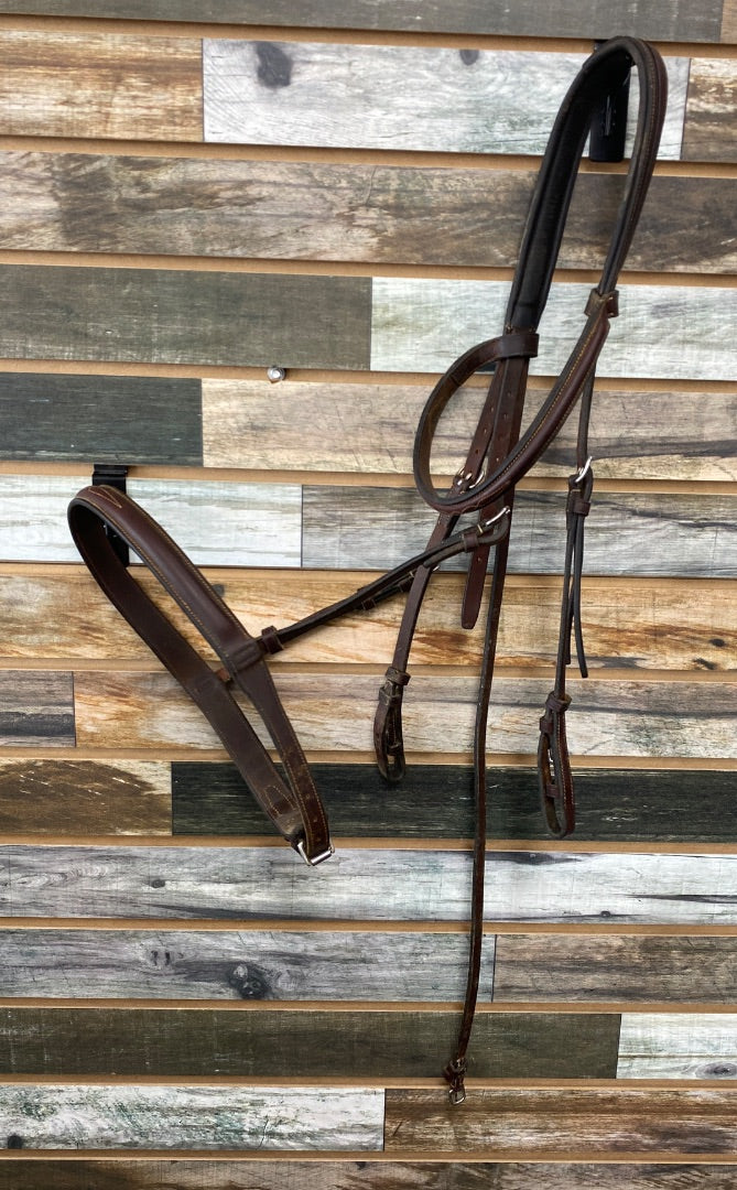 USED Aramas English Bridles Brown Leather Draft Brown