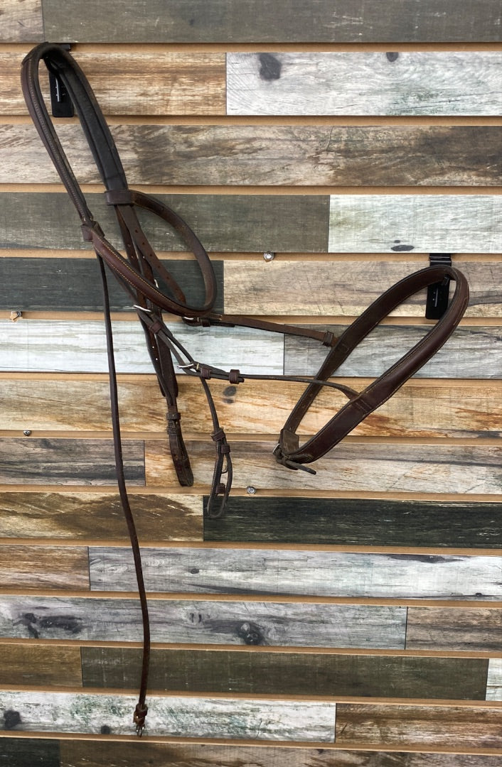 USED Aramas English Bridles Brown Leather Draft Brown
