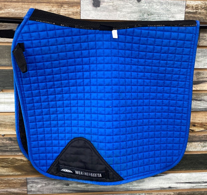 USED Weatherbeeta English  dressage pad Full Blue