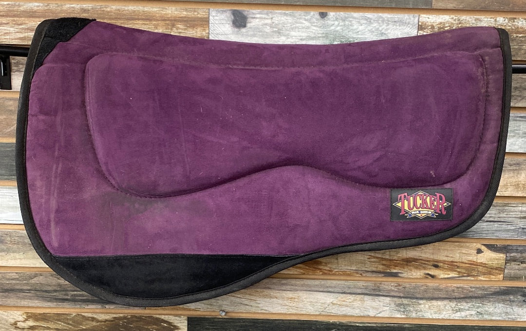 USED Tucker Contured Western Saddle Pad  Purple