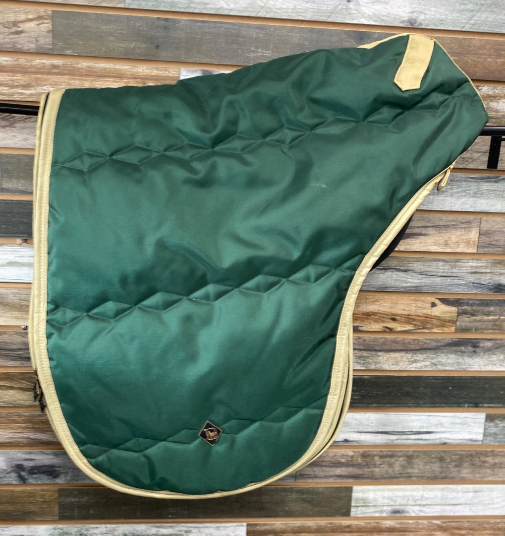 USED  English Saddle Carrying Case  Green