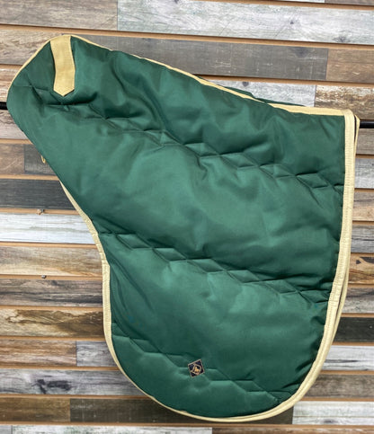 USED  English Saddle Carrying Case  Green
