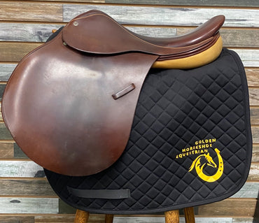 USED Crosby English AP Saddle 17” Brown