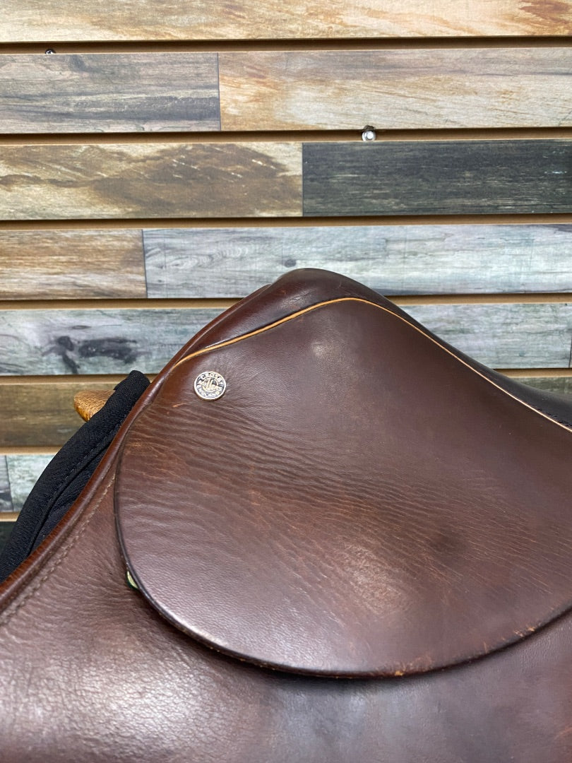 USED Crosby English AP Saddle 17” Brown