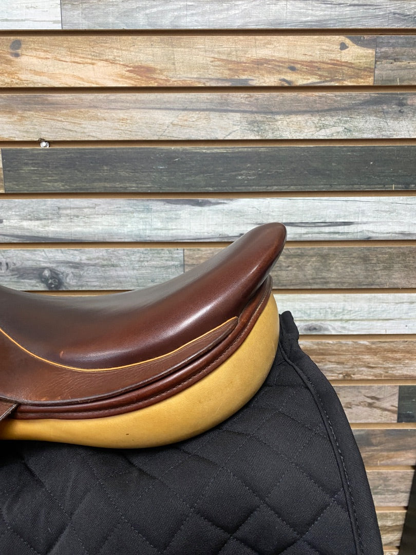 USED Crosby English AP Saddle 17” Brown