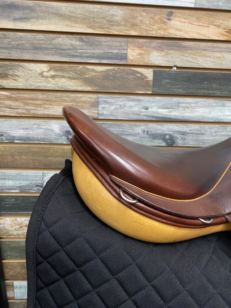 USED Crosby English AP Saddle 17” Brown