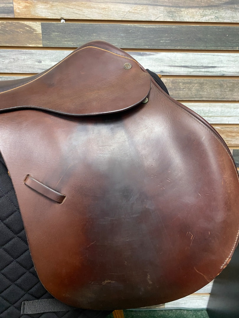USED Crosby English AP Saddle 17” Brown