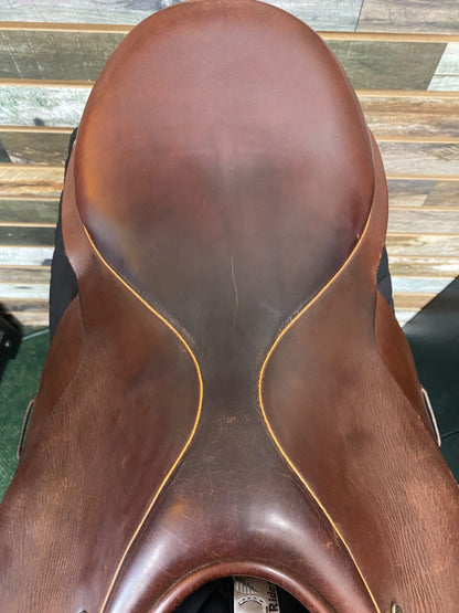 USED Crosby English AP Saddle 17” Brown
