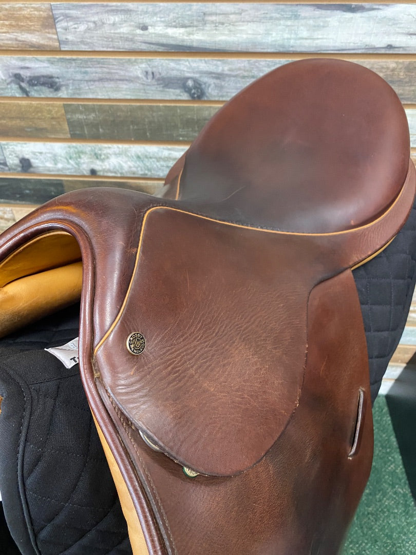 USED Crosby English AP Saddle 17” Brown
