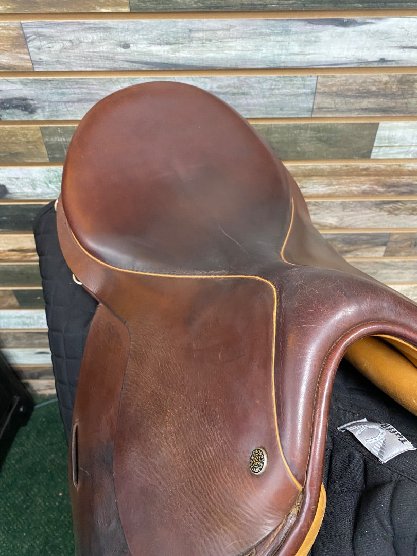 USED Crosby English AP Saddle 17” Brown