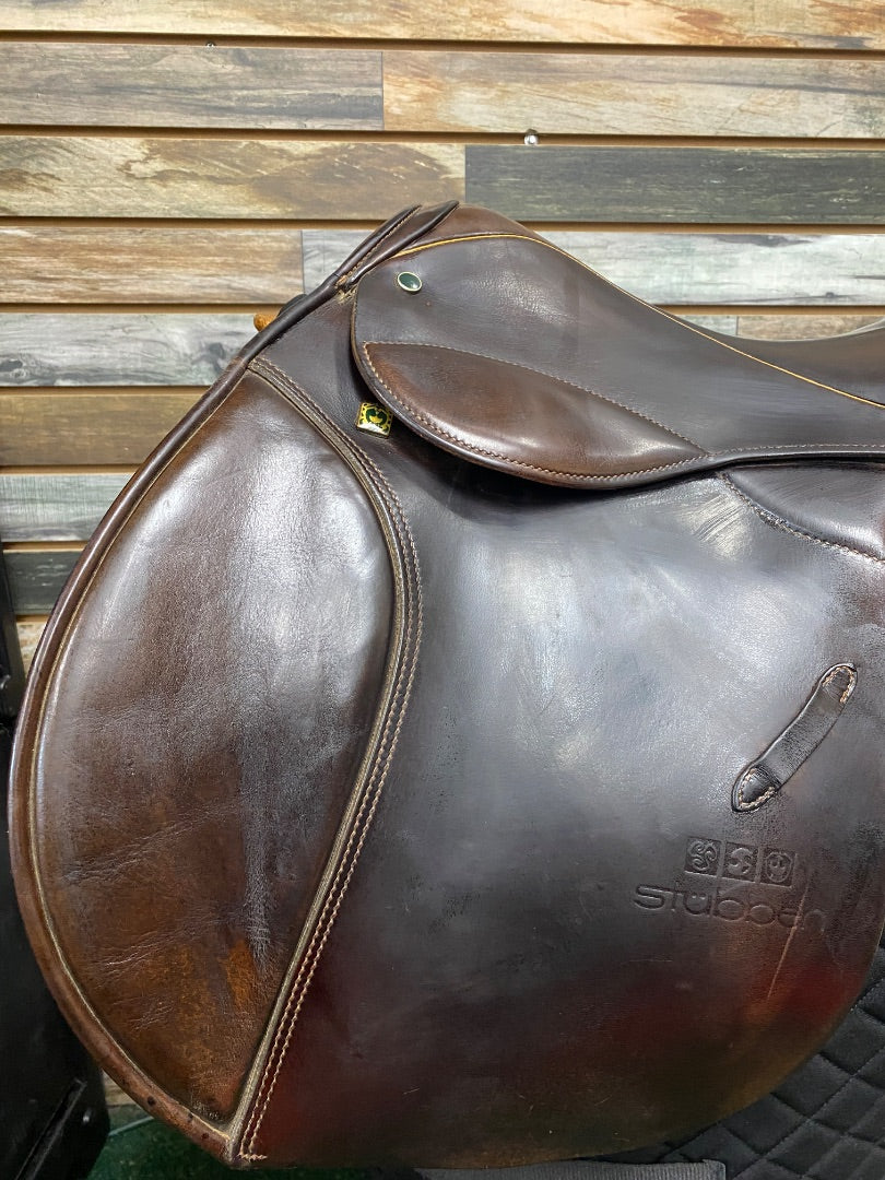 USED Stubben English AP Saddle 17.5" Brown