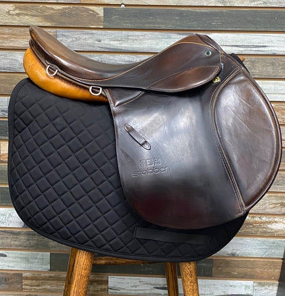 USED Stubben English AP Saddle 17.5" Brown