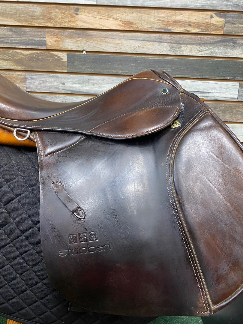 USED Stubben English AP Saddle 17.5" Brown