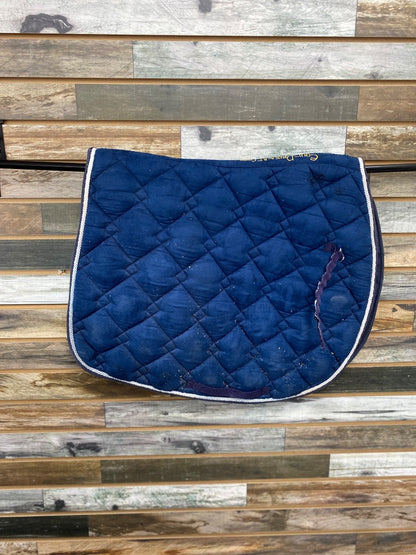 USED Equi-Prix Dressage Pad Full Navy Blue