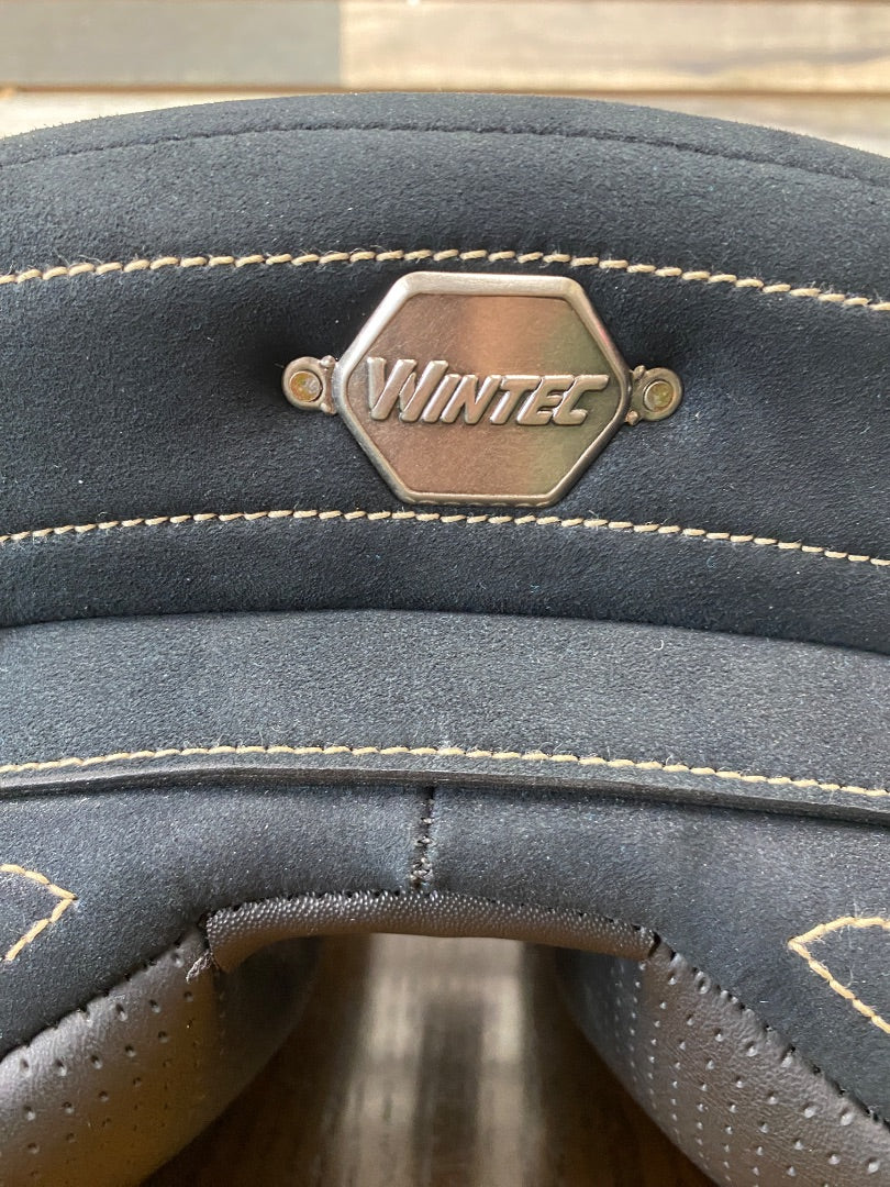 USED Wintec Australian Saddle 16" Black w/ Rosegold Stitching