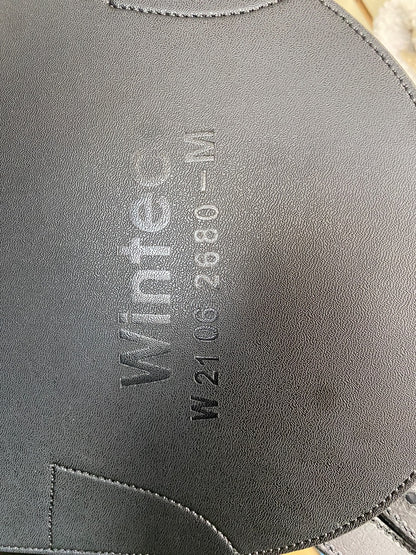 USED Wintec Australian Saddle 16" Black w/ Rosegold Stitching