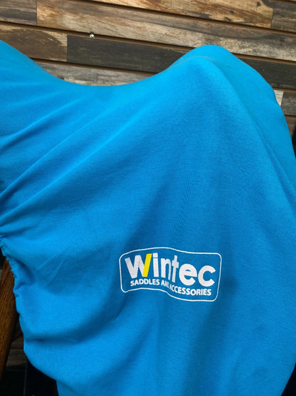 USED Wintec Australian Saddle 16" Black w/ Rosegold Stitching