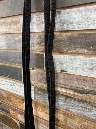 USED  Nylon Stirrup Leathers  Black