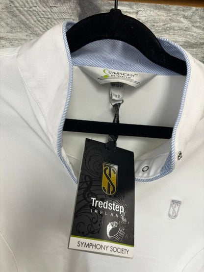 NWT Tredstep long sleeve show shirt XS White