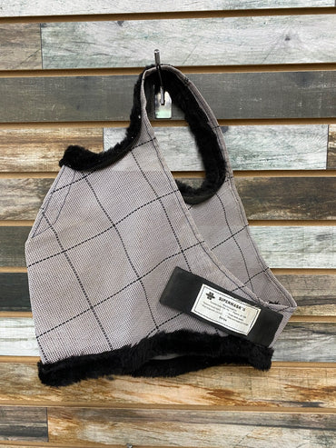 USED Supermask II No Ear Fly Mask Horse Black/Grey
