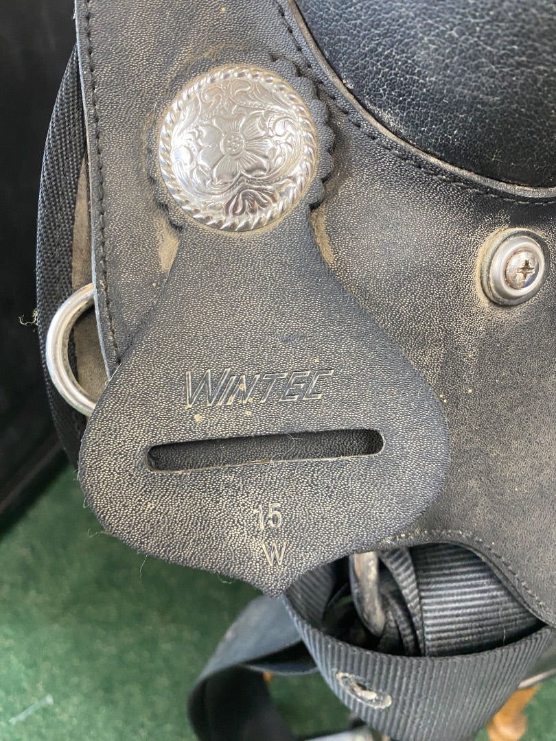 USED Wintec Synthetic Trail Saddle 15" Black