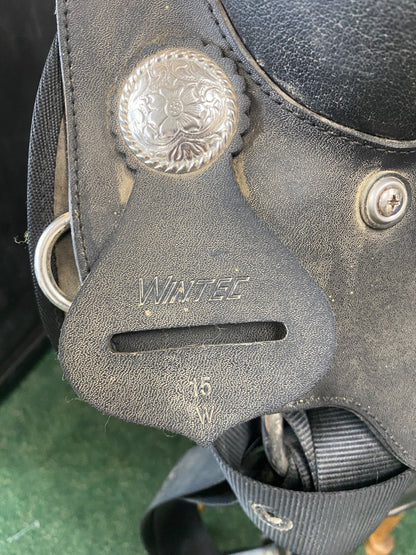 USED Wintec Synthetic Trail Saddle 15" Black