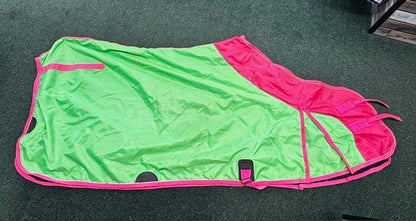 USED  75" sheet 0 fill 75" Neon Green