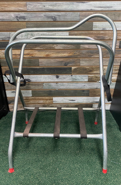 USED  Metal Saddle Stand  Silver