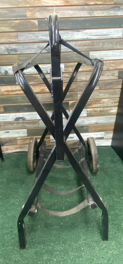 USED  Rolling Saddle Stand  black