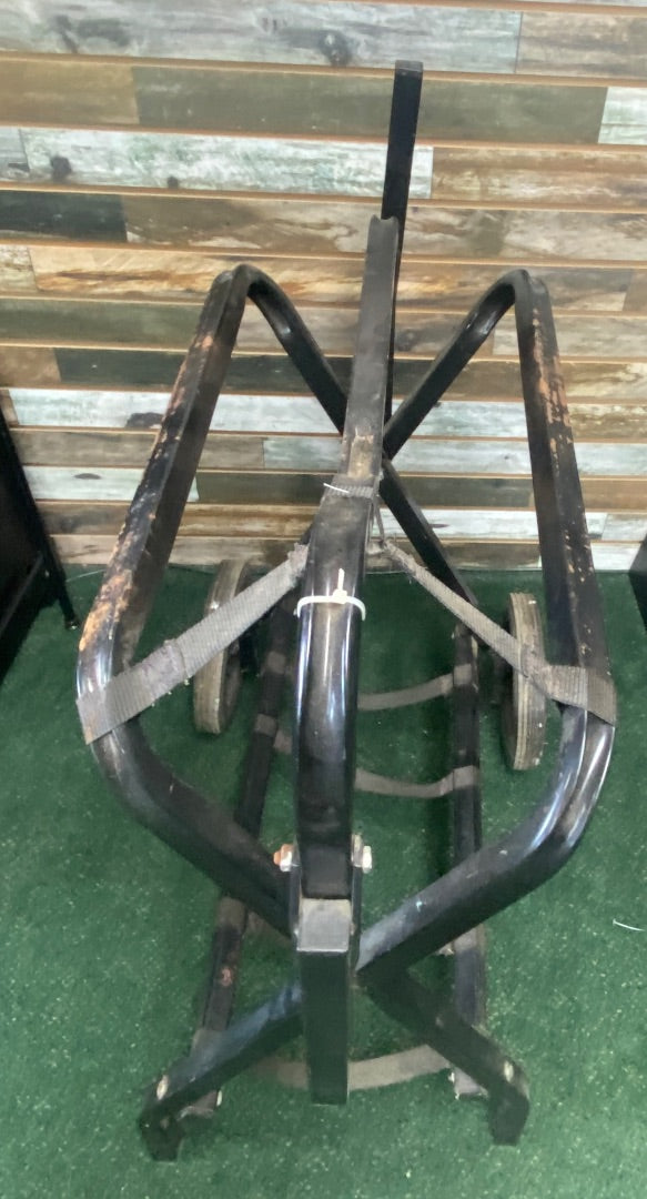 USED  Rolling Saddle Stand  black