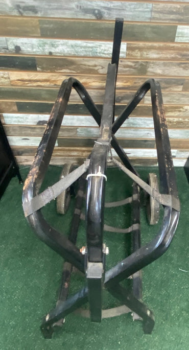 USED  Rolling Saddle Stand  black