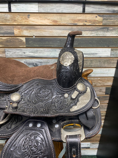 USED  Youth Show Saddle 10" Seat Black