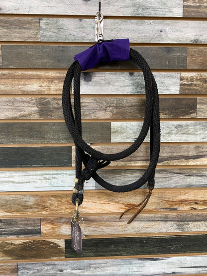 USED Saddle Pal Nylon Lead Rope 9 ft Black