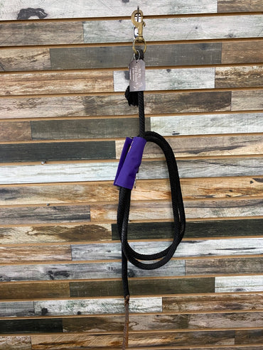 USED Saddle Pal Nylon Lead Rope 9 ft Black
