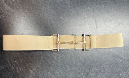 USED NWOT Free Ride Equestrian Champagne Bit Belt | ELASTIC, ADJUSTABLE