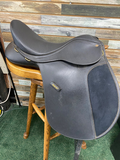 USED Black Wintec English Saddle