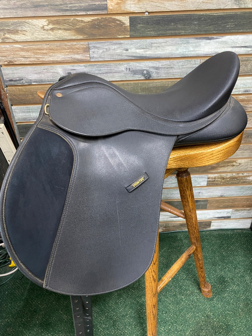 USED Black Wintec English Saddle