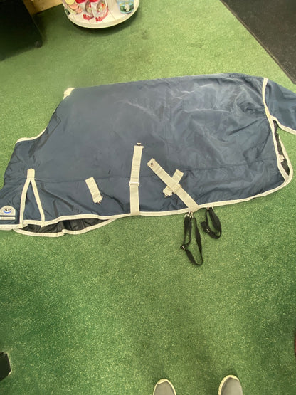USED Smart Pak Rockin SP Turnout Blanket 78" Navy