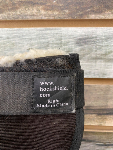 USED Hockshield Hock Boots XL Black