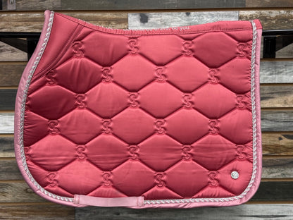 USED PS of Sweden Jump Saddle Pad in Berry Pink | HORSE, "Be bold, be brave, be you"