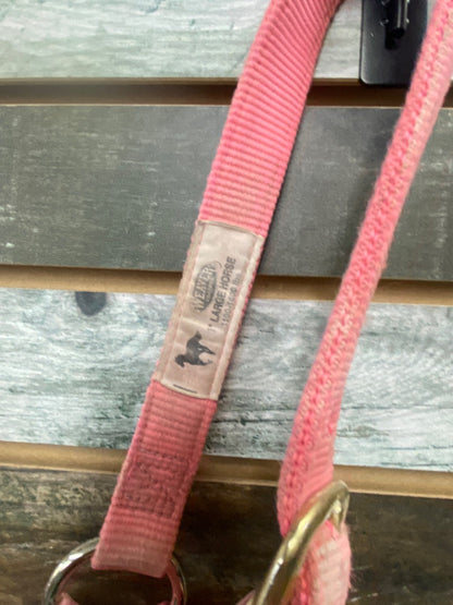 USED Weaver Nylon Halter Large Pink