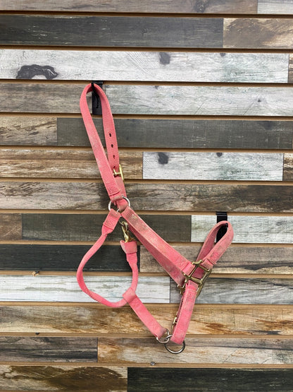 USED Weaver Nylon Halter Large Pink