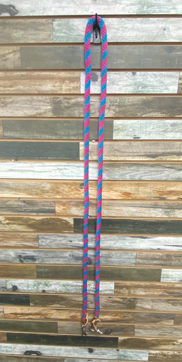 USED Weaver Nylon Roper Reins  Pink/Purple/Blue