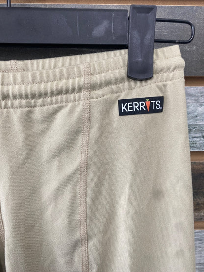 USED Kerrits Knee Patch Tights Medium Tan