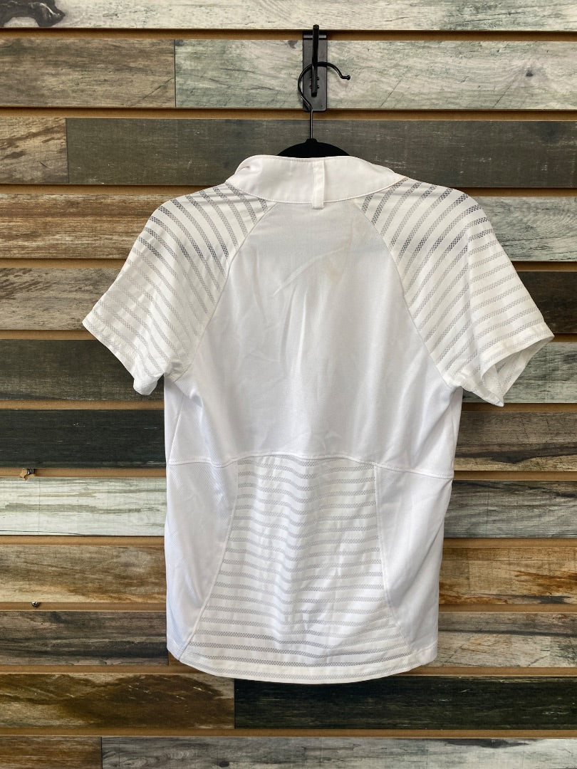 USED Ariat Show Shirt Small White