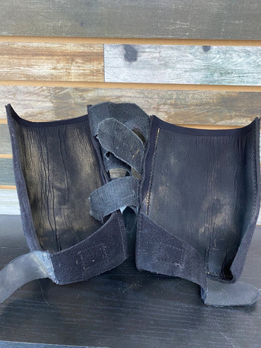 USED  Front Sport Boots Large Black