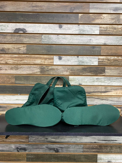 USED  Fleece Lined Western Boot Bag  Green