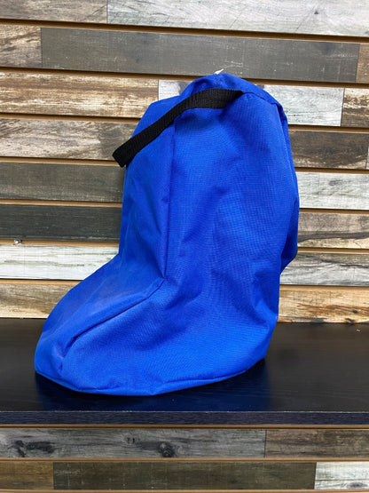 USED Fabri-tech Western Boot Bag  Blue