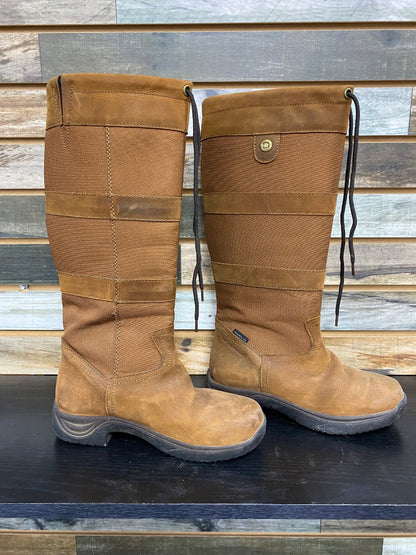 USED Dublin Ireland Riverboots 8 Light Brown